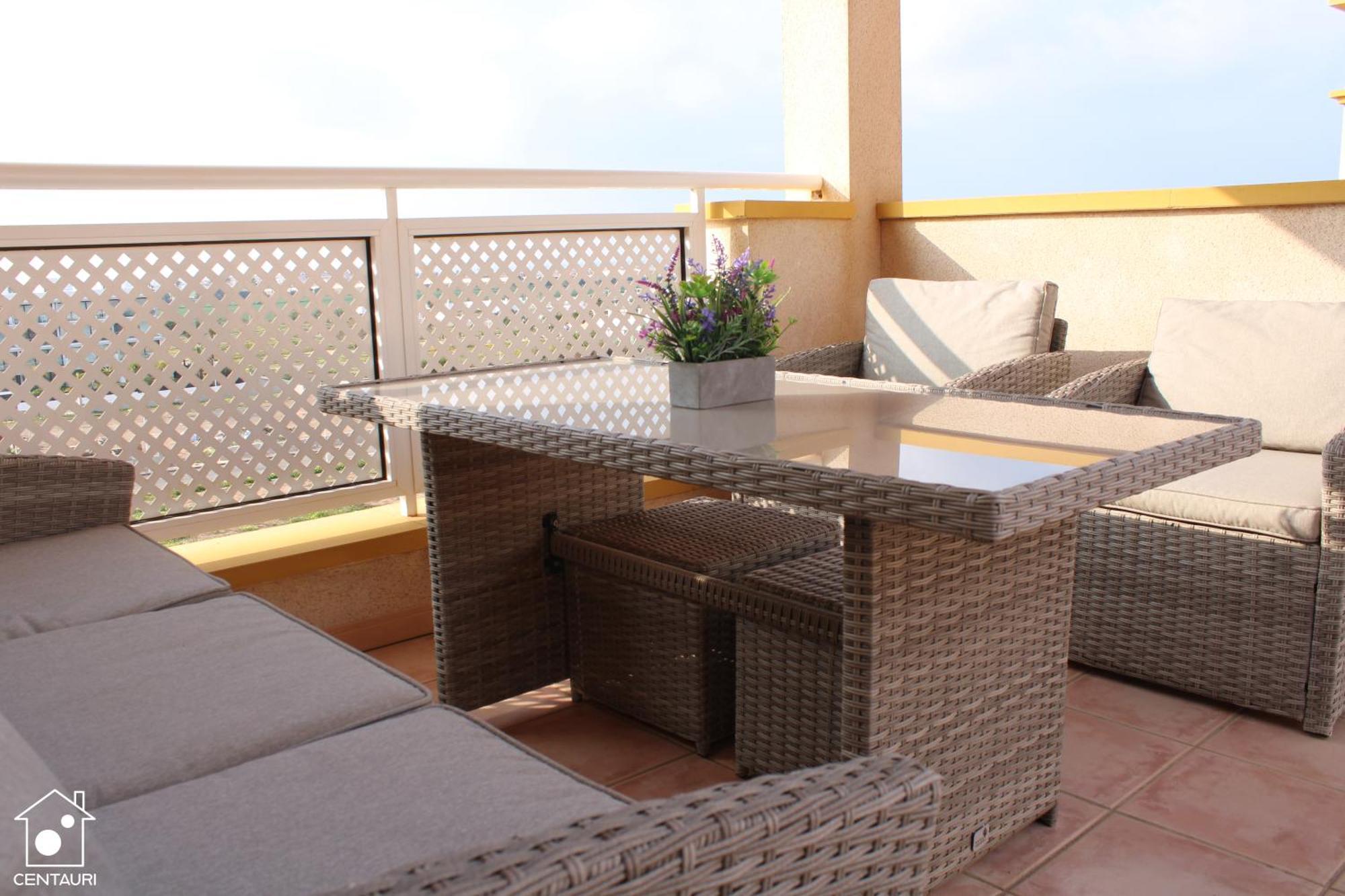 شقة Fantastico Atico Chill Out Con Vistas A مار ذي كريستال المظهر الخارجي الصورة